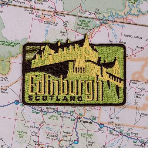 Edinburgh Patch - Scotland UK Iron On Travel Badge - Edinburgh Souvenir in Saudi Arabia