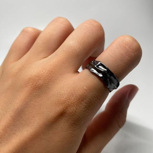 Handmade 925 Sterling Silver Ring Adjustable Stacking Ring Vintage Statement Ring Personalized Jewelry for Women & Men (Star 1) in Saudi Arabia