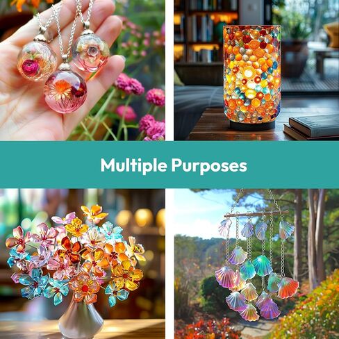 مجموعة راتنجات الأشعة فوق البنفسجية، ترقية 600 جرام من الراتنج الشفاف للأشعة فوق البنفسجية، راتنجات إيبوكسي الأشعة فوق البنفسجية الصلبة ذات رائحة منخفضة، ضوء الأشعة فوق البنفسجية علاج سريع لأشعة الشمس الشمسية غراء منشط لصنع المجوهرات، تزيين الحرف اليدوية in Kuwait