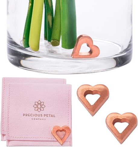 Flower Food Alternative for Fresh Cut Flowers. Copper Charm Keeps Flower Water Clean and Clear. Just Place it in the Vase, Reusable (1) in Saudi Arabia
