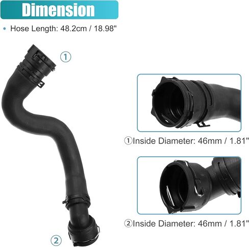 خرطوم منفذ مبرد المبرد X AUTOHAUX 13251435 لسيارة شيفروليه كروز 2011 2012 2013 2014 2015 2016 Eco LT LTZ L LS 1.4L L4 - خرطوم سفلي لمشعاع الغاز in Kuwait