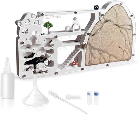 Ant Farm Castle, Ant Farms with Yellow Sand and Tool Kit, Ant Colony Observation Kit, Ant Viewing Habitat Science Kit, Educational & Learning Science Kit for Kids, Adults, Student in Saudi Arabia