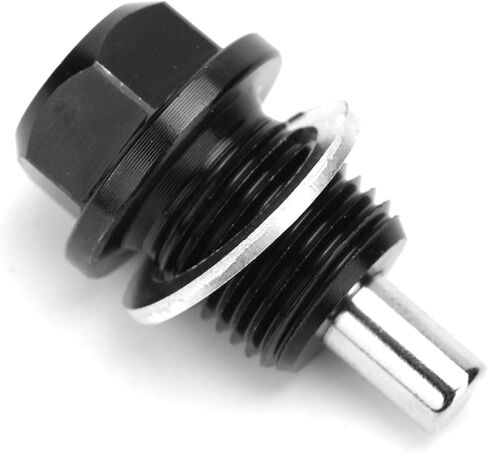 Magnetic Oil Drain Plug Magnetic Sump Drain Nut Oil Drain Bolt (12x1.5,Red) in Saudi Arabia