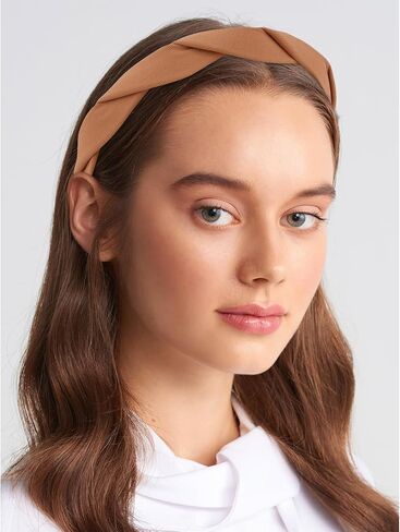 aprince 4 حزمة معقودة عقال مضفر عقال للنساء المألوف مريحة لطيف عصابات للنساء ألوان محايدة المرأة عصابات لإكسسوارات الشعر رقيقة سميكة للنساء الفتيات in Kuwait