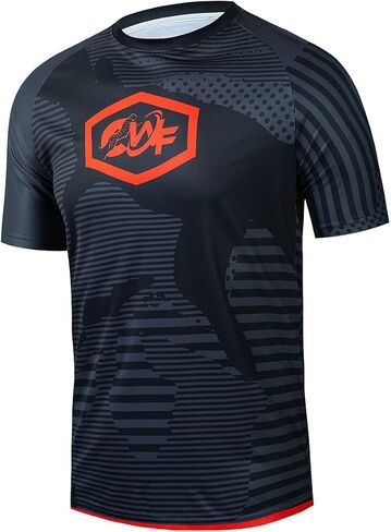 قميص رجالي لركوب الدراجات الجبلية بأكمام قصيرة، قميص MTB للدراجة، تي شيرت انحدار موتوكروس، تي شيرت فتل وقابل للتنفس in Kuwait