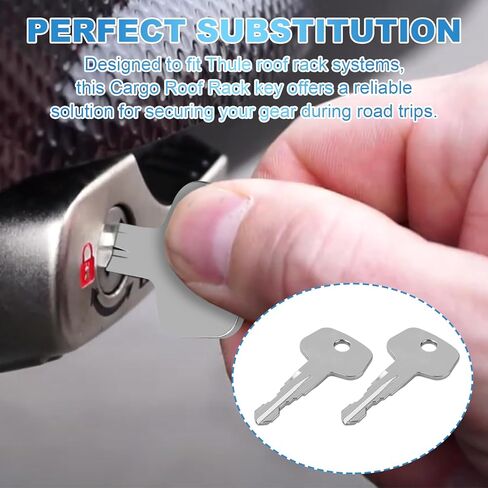 مفتاح رفوف السقف يناسب مفتاح رف السيارة Thule، يناسب رفوف السقف، صندوق الشحن، الناقلات، العارضة (يناسب فقط الرموز N205)- قطعتان in Kuwait