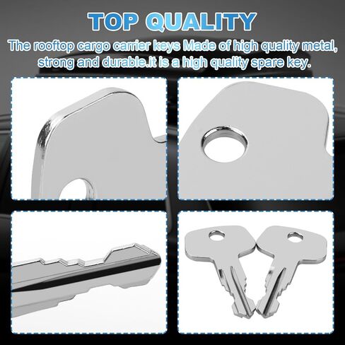 مفتاح رفوف السقف يناسب مفتاح رف السيارة Thule، يناسب رفوف السقف، صندوق الشحن، الناقلات، العارضة (يناسب فقط الرموز N205)- قطعتان in Kuwait