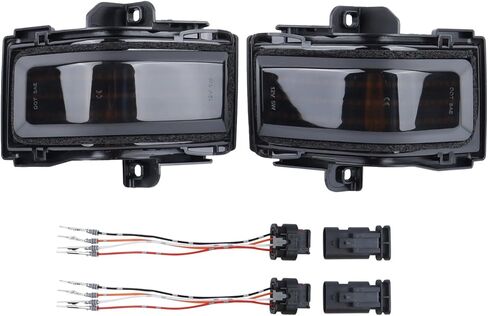 المرايا الجانبية LED مؤشر تعتيم ديناميكي متسلسل بدوره إشارة 2 قطعة/زوج لـ 2015-2020 F150 F250 F350 F450 F550 ضوء تشغيل فائق التحمل وإشارة الانعطاف in Kuwait