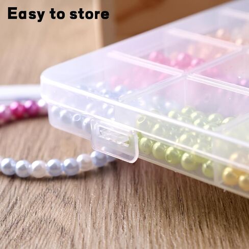 FUTUREPLUSX 2,400PCS 0.4cm/0.6cm/0.8cm/ 1cm/1.2cm Loose Pearls Beads, Faux Pearl with Holes Beads for Crafts Jewelry Making Assorted Size Filler Beads for Crafting Bracelet Necklace Earrings （Ivory） in Saudi Arabia