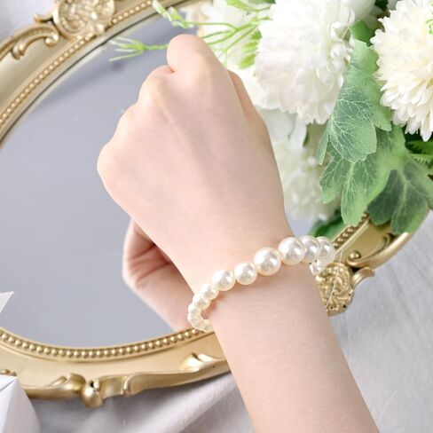 FUTUREPLUSX 2,400PCS 0.4cm/0.6cm/0.8cm/ 1cm/1.2cm Loose Pearls Beads, Faux Pearl with Holes Beads for Crafts Jewelry Making Assorted Size Filler Beads for Crafting Bracelet Necklace Earrings （Ivory） in Saudi Arabia
