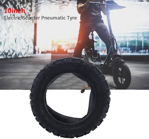 Kakalote Off Road Scooter Tires,Electric Scooter Tire,10 Inch 10X3.0 Off-Road Inner Outer Tire,Non-Slip Wear-Resistant Thick Rubber,Pneumatic Tire for Zero 10x Electric Scooter Tyre in Saudi Arabia