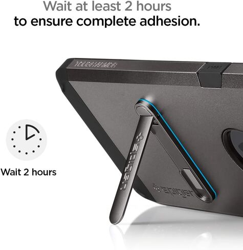 Spigen U100 Universal Kickstand compatible with any cellphone - Black (US PATENT PENDING) in Saudi Arabia