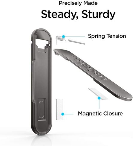 Spigen U100 Universal Kickstand compatible with any cellphone - Black (US PATENT PENDING) in Saudi Arabia