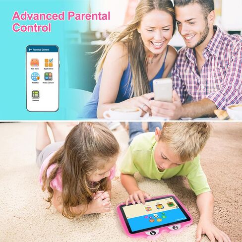 Kids Tablet 10.1 Inches Tablet for Kids, Android 11 64GB Tablets for Kids with Case, Google Play, YouTube, Dual Camera, WiFi, Bluetooth, Apps Pre-Installed, Education, Parent Control (Blue) in Saudi Arabia