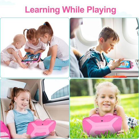 Kids Tablet 10.1 Inches Tablet for Kids, Android 11 64GB Tablets for Kids with Case, Google Play, YouTube, Dual Camera, WiFi, Bluetooth, Apps Pre-Installed, Education, Parent Control (Blue) in Saudi Arabia