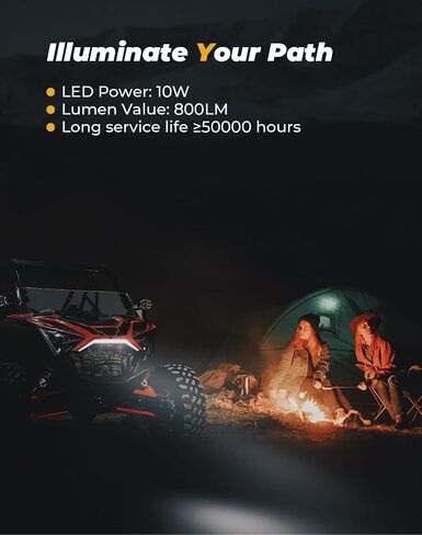 KEMIMOTO PRO XP ضوء أمامي يتدفق ضوء إشارة الانعطاف، متوافق مع RZR PRO XP/RZR PRO R/RZR Turbo R 2020-2024، ضوء فانغ LED IP67 ضوء كهرماني مقاوم للماء #2884346 in Saudi Arabia