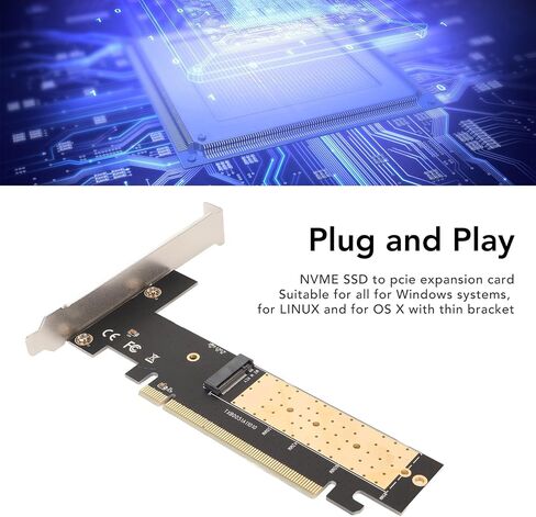 محول Pomya M.2 NVME إلى PCIe 3.0x16، بطاقة توسيع NVME SSD إلى PCIe لمفتاح M.2 M 2280 2260 2242 2230 مم SSD، يدعم فتحات PCI Express X16 in Kuwait