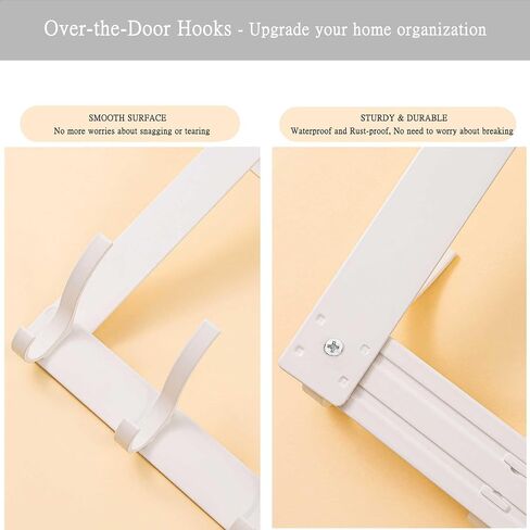 Over The Door Hooks, Back of Door Coat Hanger, Towel Racks for Bathroom with 12 Coat Hooks for Hanging Clothes, Black in Saudi Arabia
