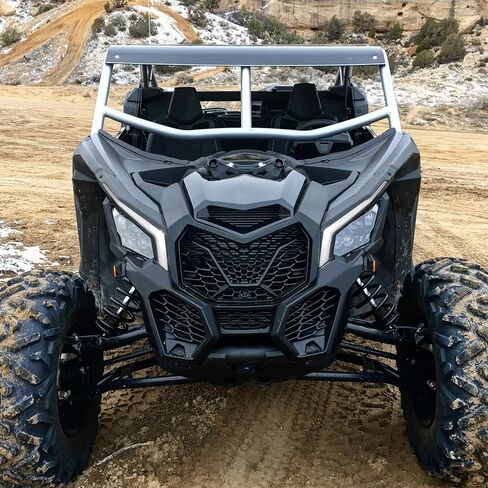 SAUTVS X3 LED Front Signature Fang Lights, LED Turn Signal Lights Assembly for Can-Am Maverick X3 XDS XRS Max Turbo R Trail Sport Max 2017-2024 Accessories (2PCS, Replace #710004994, 710004995) in Saudi Arabia
