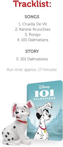 Tonies 101 Dalmatians Audio Play Character from Disney in Saudi Arabia