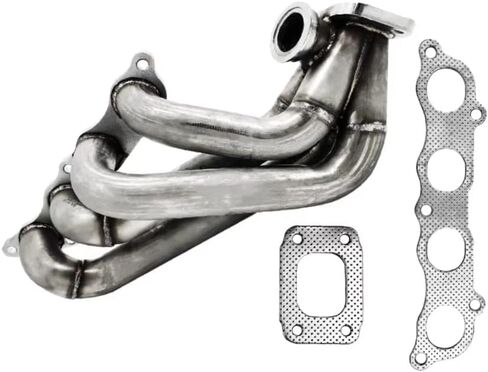 HPMFK20SWT311G اللفاف الجانبي متساوي الطول T3 مشعب توربو من الفولاذ المقاوم للصدأ يناسب 2002-2011 Honda Civic Si Acura Base/Type-S K20 محرك استبدال مشعب عادم المحرك HP-MF-K20-SWT3-11G in Kuwait