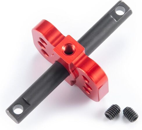 الألومنيوم التفاضلي خزانة التخزين المؤقت حالة يتصاعد ل 1/10 مقياس Tra-xxas سلاش 2WD Rustler Stampede VXL Bandit سيارة شاحنة ترقيات أجزاء (أحمر) in Kuwait