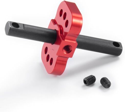 الألومنيوم التفاضلي خزانة التخزين المؤقت حالة يتصاعد ل 1/10 مقياس Tra-xxas سلاش 2WD Rustler Stampede VXL Bandit سيارة شاحنة ترقيات أجزاء (أحمر) in Kuwait
