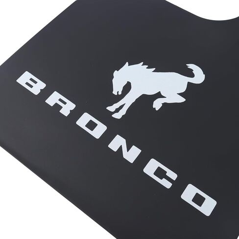 واقيات الطين ذات المقاس العالمي، واقيات الطين، واقيات الطين السوداء، مشاعل الحاجز، الفخاخ القذرة (4 عبوات متوافقة مع اللوحات الطينية برونكو 2020-2024) in Kuwait