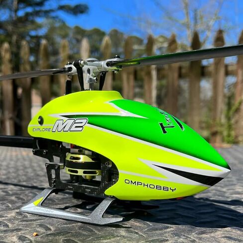 OMPHOBBY M2 استكشف طائرة هليكوبتر RC للبالغين 6CH طائرات هليكوبتر RC مع جهاز تحكم في الطيران قابل للتعديل، طائرة ثلاثية الأبعاد تعمل بالتحكم عن بعد في الهواء الطلق إصدار جديد BNF (بدون وحدة تحكم-برتقالية) in Kuwait