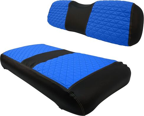 XUANYUDG0769 Golf Cart Front Seat Covers for EZGO TXT 1994-2013 OEM Seat Cushion, Adjustable Buckles/No Stapler Required, Black/Green/Red/Blue in Kuwait