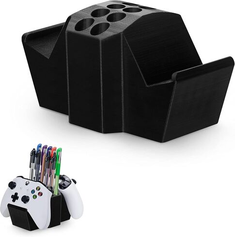BRAINWAVZ Dual Game Controller & Storage Desktop Holder, Universal Design for Xbox ONE PS5 PS4 PC Gamepads, Reduce Clutter, UGDS-01 in Kuwait
