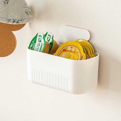 MORNITE Fridge Magnetic Cup Storage Rack, Magnetic Locker Organizer for Pen, Holder for Laundry, Board, Desks, Dresser, White in Saudi Arabia
