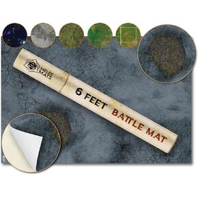 سجادة معركة Wargaming من Melee Mats، مقاس 48 بوصة × 72 بوصة - تضاريس لـ Warhammer 40K، والزنزانات والتنينات، وRPG على الطاولة، والألعاب المصغرة والألعاب الإستراتيجية - خريطة فينيل متينة in Kuwait