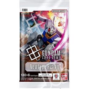 BANDAI Gundam Card Game Booster Pack - Newtype Rising (GD01) - 12 Cards in Kuwait