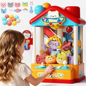 Vanvimen Claw Machine for Kids, Mini Claw Machines Include Plush Prizes, Vending Machines Toys for Girls 4 5 6 7 8, Kids Arcade Game with Adjustable Sound, Birthday Gift for 3 4 5 6 Year Old Boy Girl in Saudi Arabia