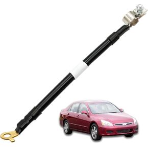 Negative Battery Ground Cable Pure Copper Battery Replacement Cables Compatible with Honda Accord DX Sedan EX Coupe EX Sedan SE Coupe Hybrid EX Coupe EX Sedan LX Coupe Replace# 32600-SDB-A00 in Kuwait