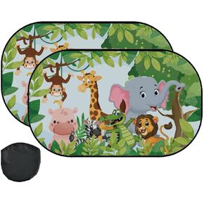 Car Window Shade for Baby -Glare Shield and UV Rays Protection for Your Child, 2-Pack-20 X 12" Window Shade (123) in Kuwait
