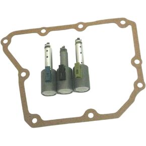 Transmission Solenoid Set with Pan Gasket for AW55-50SN AW55-51SN AF33-5 AW235 RE5F22A Transmissions Compatible with C30 C70 S40 S60 S70 S80 XC70 XC90 in Saudi Arabia