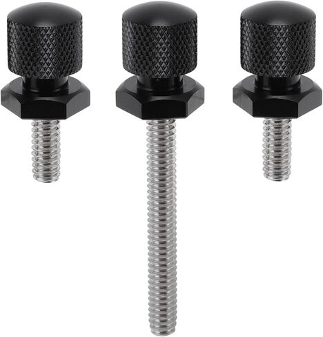 Windshield Bolts for Harley Davidson Touring Street Glide/Street Glide Specials 14-24 1 Pc Long Bolt 2 Pcs Short Bolts Aluminum Alloy Black in Kuwait