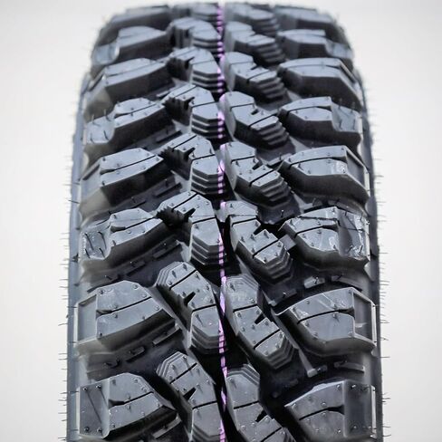 مجموعة من 2 (اثنين) Forceum M/T 08 Plus Mud إطارات شعاعية للشاحنات الخفيفة للطرق الوعرة - 165/80R13 165/80/13 165/80-13 94/93Q نطاق التحميل D LRD 8-Ply BSW جدار جانبي أسود in Kuwait
