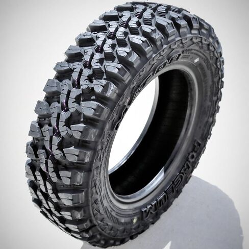 مجموعة من 2 (اثنين) Forceum M/T 08 Plus Mud إطارات شعاعية للشاحنات الخفيفة للطرق الوعرة - 165/80R13 165/80/13 165/80-13 94/93Q نطاق التحميل D LRD 8-Ply BSW جدار جانبي أسود in Kuwait