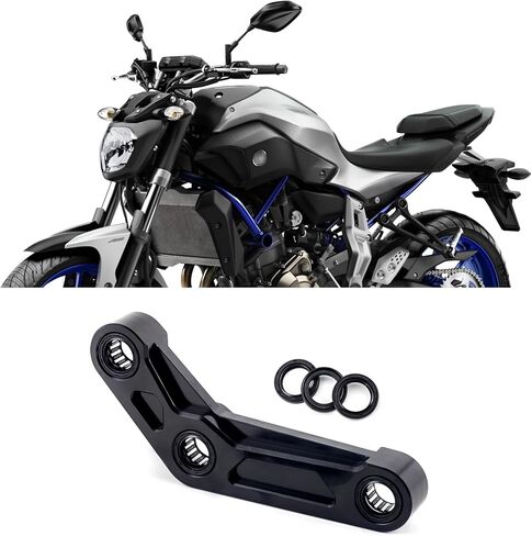 ل 2025 MT07 FZ07 دراجة نارية التعليق الخلفي السفلي مقعد الفولاذ المقاوم للصدأ الجسم خفض الروابط عدة in Kuwait