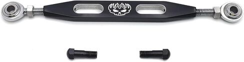 HONGK- وصلة نقل الحركة القصيرة لجمجمة اللهب المشقوقة باللون الأسود متوافقة مع H-D Sportster 1200 / Forty Eight XL1200X / SuperLow XL883L [B01M2BZTVF] in Kuwait