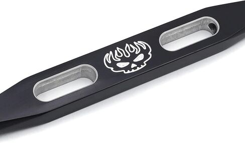 HONGK- وصلة نقل الحركة القصيرة لجمجمة اللهب المشقوقة باللون الأسود متوافقة مع H-D Sportster 1200 / Forty Eight XL1200X / SuperLow XL883L [B01M2BZTVF] in Kuwait