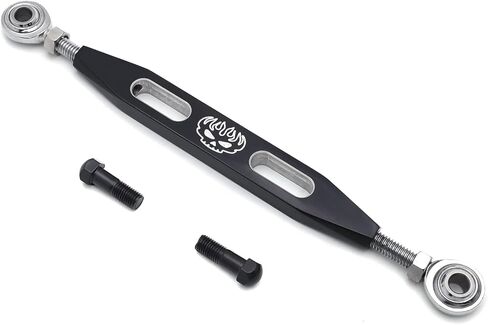 HONGK- وصلة نقل الحركة القصيرة لجمجمة اللهب المشقوقة باللون الأسود متوافقة مع H-D Sportster 1200 / Forty Eight XL1200X / SuperLow XL883L [B01M2BZTVF] in Kuwait