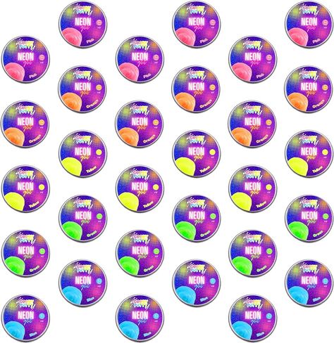 Neon Glitter Fidgety Putty Toy for Kids (1 Set (5 Tins)) in Kuwait