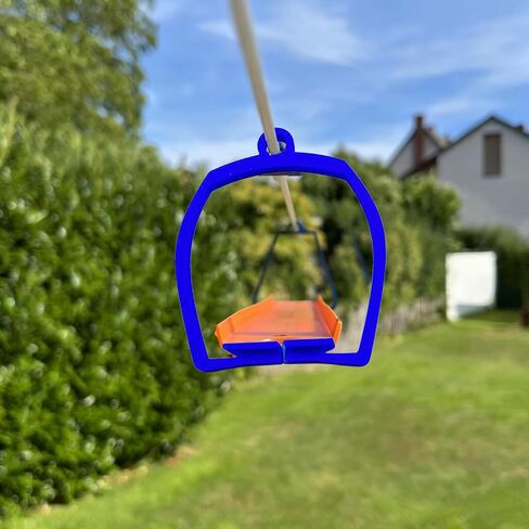 Suspension Bridge Track Accessory Compatible with Hot Wheels Tracks, Blue Suspension Bridge Kit with 12 Bridge Supports, Rope & Wall Connectors, Creative Race Track Connector for Hot Wheels-Style Cars in Kuwait