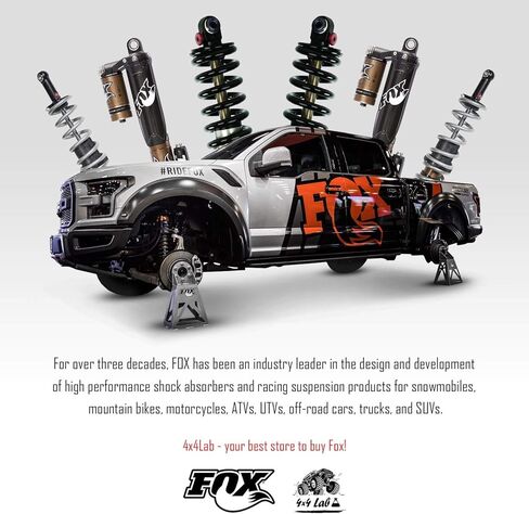 مجموعة من 2 ملف Fox 2.0 Performance Series - أكثر من IFP 0-2 بوصة ممتصات صدمات أمامية للرفع تناسب Nissan Titan 2004-2015 2WD in Kuwait