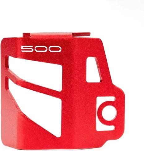 متوافق مع Ninja500 SE ABS KRT Ninja 500 SE ABS KRT Z500 Z 500 2024 2025 ملحقات الدراجات النارية الخلفية لخزان سائل الفرامل وغطاء غطاء كأس الزيت (أحمر) in Kuwait