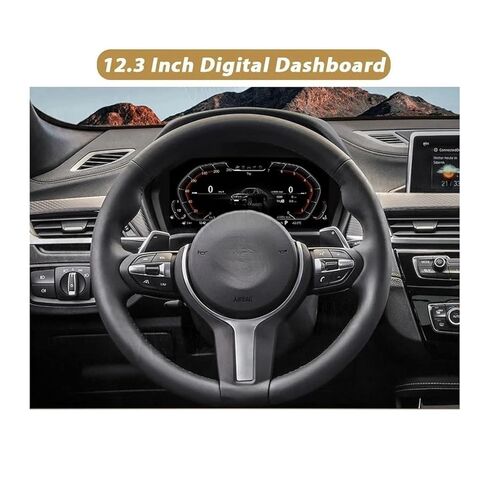 أداة عنقودية رقمية للسيارة لعام 2023 متوافقة مع BMW X1 X2 1Series 2Series 2013-2022 عداد السرعة لوحة القيادة شاشة LCD in Kuwait